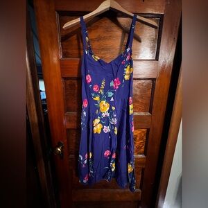 Old Navy Floral Print Sun Dress